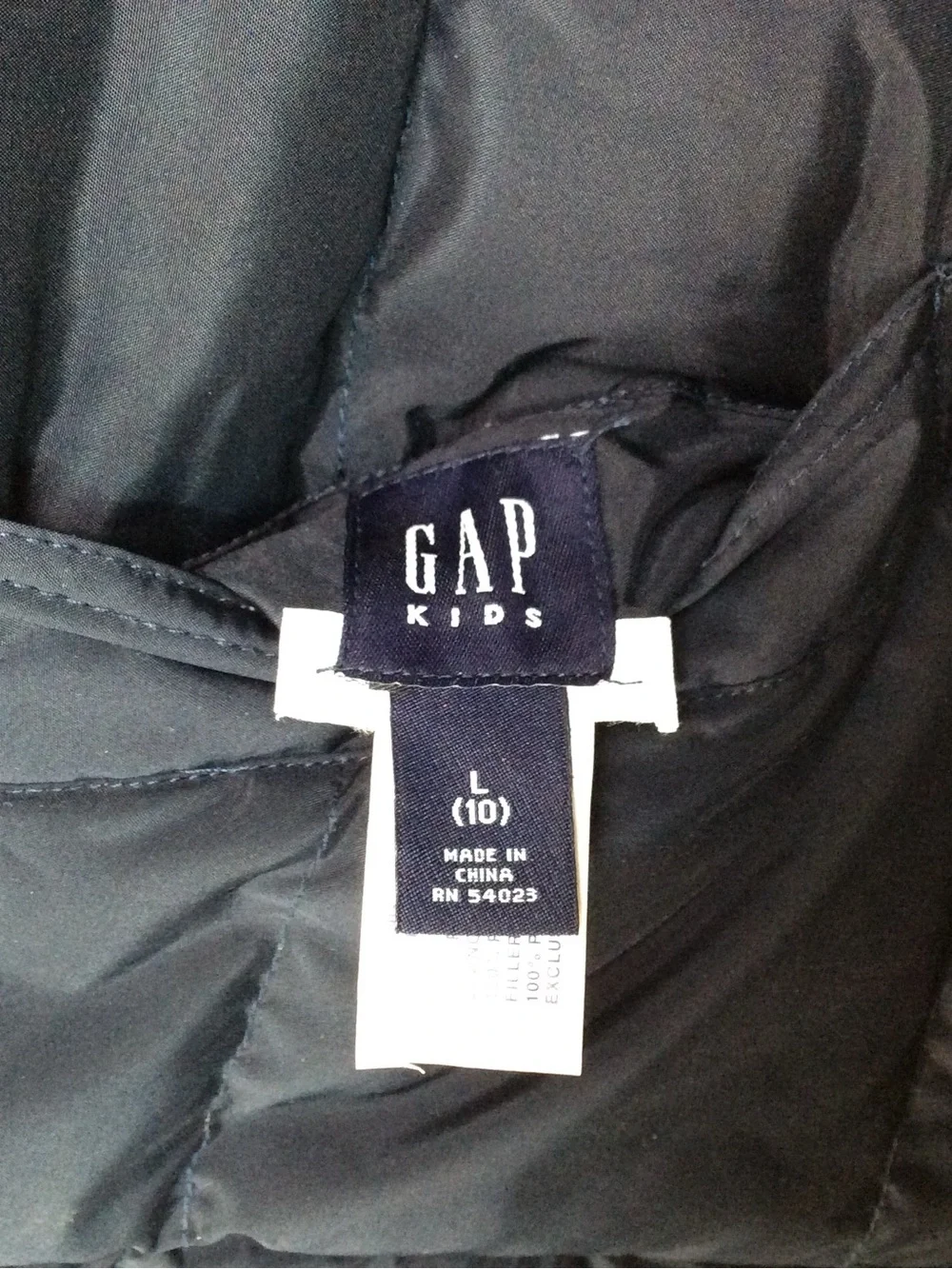 GAP kids reversible Red Quilted Puffer Vest size large 10-12